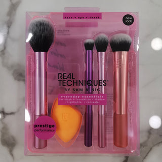 “REAL T” Brush Set – 5 pieces Pro (Face & Eyes)