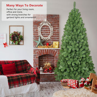 Snowy Christmas Tree – White Flocked Pine Premium Collection