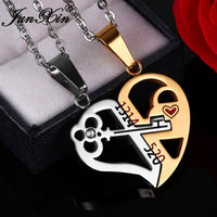 Men's Key Pendant – Titanium Steel Couple Necklace (3 Styles)