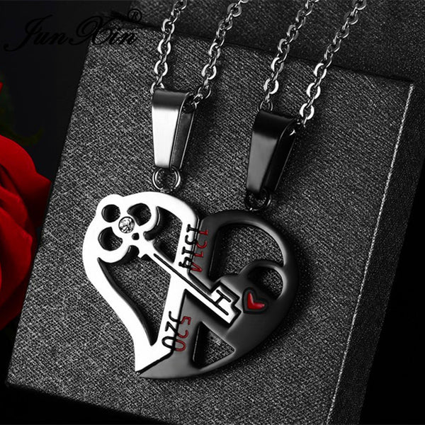 Men's Key Pendant – Titanium Steel Couple Necklace (3 Styles)