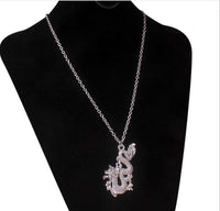 Steel Pendant “Dragon / Angel / Tiger” – 50 cm Chain (Men)