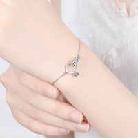 925 Sterling Silver Intertwined Bracelet – Minimalist Elegance