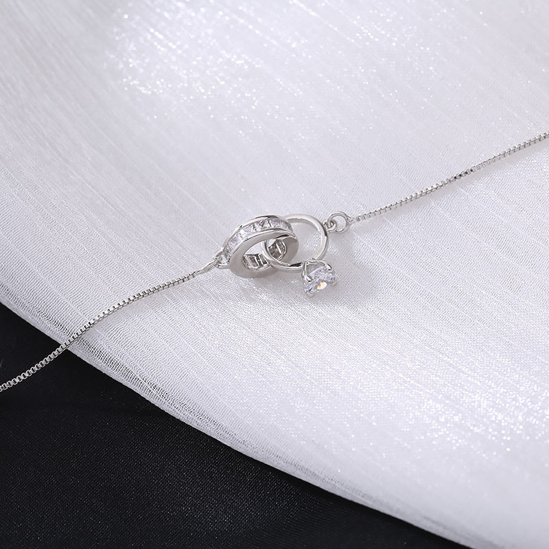 Bracelet Entrelacé en Argent Sterling 925 – Élégance Minimaliste