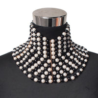 Layered Faux-Pearl Choker – Classic &amp; Chic