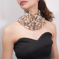 Layered Faux-Pearl Choker – Classic &amp; Chic