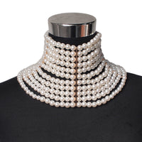 Layered Faux-Pearl Choker – Classic &amp; Chic