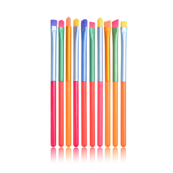 Portable Makeup Brush Set – Complexion &amp; Eyes (7 pcs)