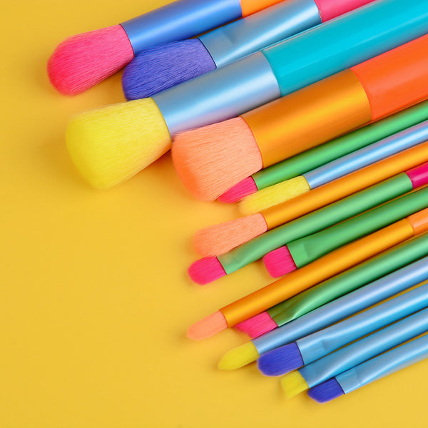 Portable Makeup Brush Set – Complexion &amp; Eyes (7 pcs)