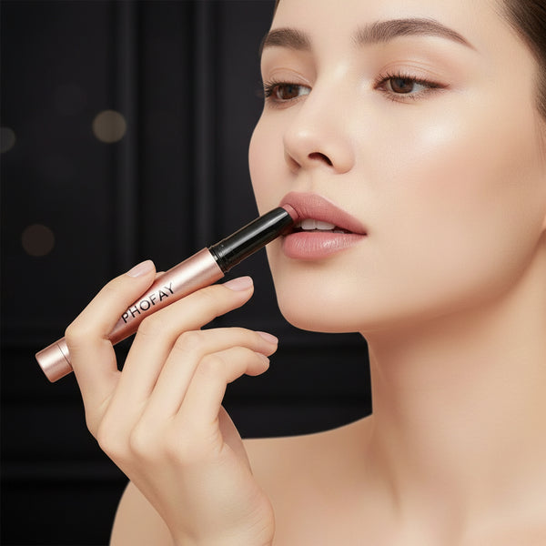 Crayon Contour des Lèvres Matte 2-en-1 – Précision Velours Longue Tenue