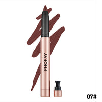 Crayon Contour des Lèvres Matte 2-en-1 – Précision Velours Longue Tenue