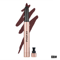 Crayon Contour des Lèvres Matte 2-en-1 – Précision Velours Longue Tenue