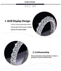 Moissanite &amp; 925 Silver Solitaire Ring – Diamond Sparkle