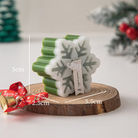 Snowflake Aromatherapy Candle – Luxury Christmas Wellness Gift