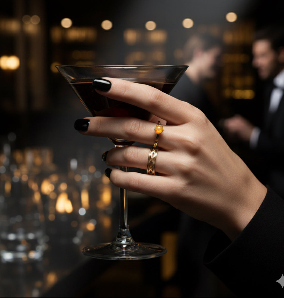 Vintage Twist Opal Ring – 925 Silver