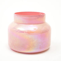 Scented Wax Candle Jar - Pink Luster