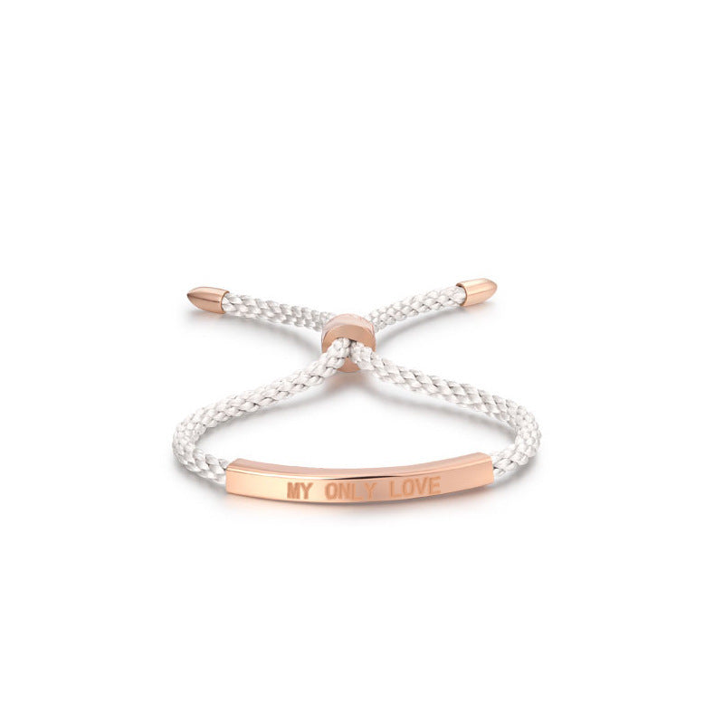 Bracelet Couple « Fall In Love » en Argent 925 – Homme & Femme