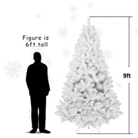 White Christmas Tree – Clean Winter Glow (Multiple Heights)