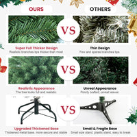 Snowy Christmas Tree – White Flocked Pine Premium Collection