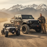 Prestige Electric Ride-On Car for Children - Grand Luxe Model 48.4" Two Seats