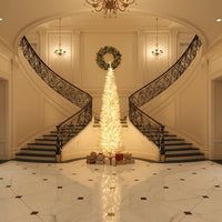 Sapin de Noël Silhouette Pencil – Design Élancé Premium avec Illumination LED