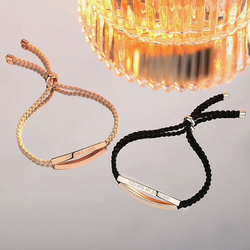 Bracelet Couple « Fall In Love » en Argent 925 – Homme & Femme