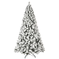 Lighted Snowy Christmas Tree – Premium Flocked Pre-Lit Collection