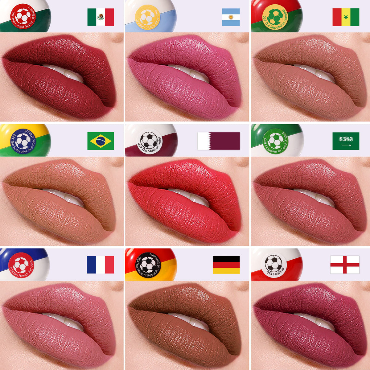 Lipstick Set Waterproof Long Lasting Non-Stick Cup