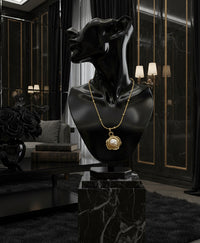 Baroque Pearl Necklace – Titanium Steel (Color Guard)