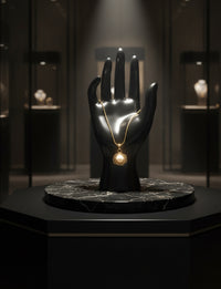 Baroque Pearl Necklace – Titanium Steel (Color Guard)