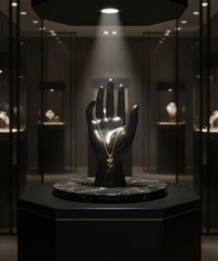 Rose Necklace in 925 Sterling Silver with Gold Plating – Minimalist Elegance