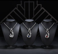 925 Silver Men's Pendant Necklace – S925 Sterling Silver Necklace (Zodiac)