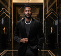 Men's “Challenge” Chain – 925 Silver &amp; Moissanite | 14 mm Cuban Link (Certificate)