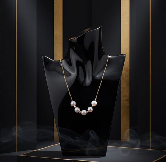 Collier Sky Star en Perles de Mer et Chaîne Or 18K