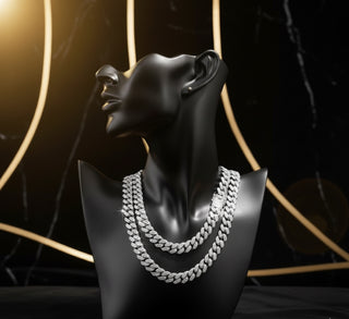 Full-Iced Cuban Chain – 18K Plated Finish (18/20/22 in)