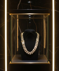 Full-Iced Cuban Chain – 18K Plated Finish (18/20/22 in)