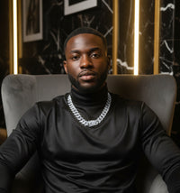 Full-Iced Cuban Chain – 18K Plated Finish (18/20/22 in)