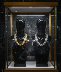 Full-Iced Cuban Chain – 18K Plated Finish (18/20/22 in)