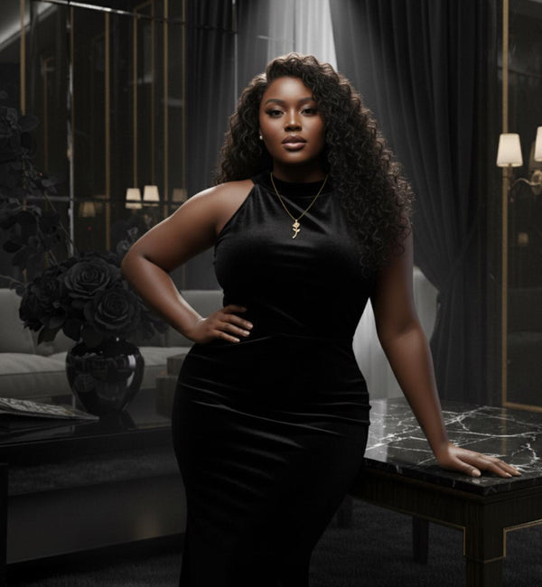 Rose Necklace in 925 Sterling Silver with Gold Plating – Minimalist Elegance