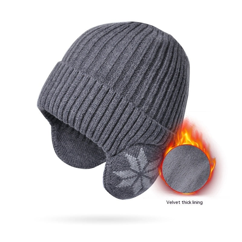 Bonnet d’Hiver Doublé Polaire – Tricot chaud & coupe respirante