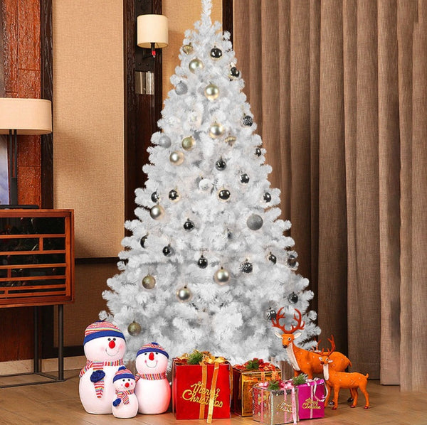 White Christmas Tree – Clean Winter Glow (Multiple Heights)