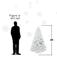 White Christmas Tree – Clean Winter Glow (Multiple Heights)
