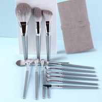 Wooden Brush Set – 14 pieces Pro Complexion &amp; Eyes