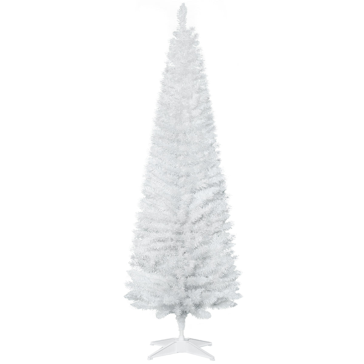 Slender White Christmas Tree 6ft – Immaculate Silhouette Collection