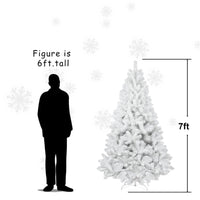 White Christmas Tree – Clean Winter Glow (Multiple Heights)