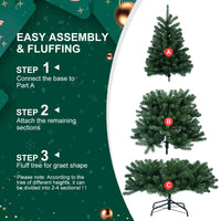 Snowy Christmas Tree – White Flocked Pine Premium Collection
