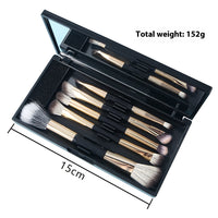 Compact Brush Set with Mirror – Easy Touch-Ups (4 or 5 pcs)