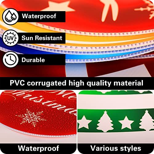 9Pcs Christmas Yard Signs With Stakes And Cords Christmas Balls Yard Signs Decorations For Outdoor Yard Porch Tree Lawn Decorations Xmas Party Decor-Ban On Selling On Amazon